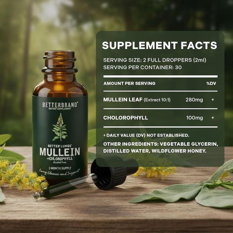 Mullein Leaf & Chlorophyll Drops